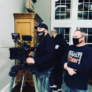 “A Good Mother” shoot: Josh Shreve (DP), Corey Allen (AC), and Chris Dyer, gaffer
