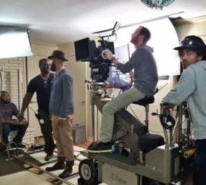 Steven C. Pitts running camera on Janelle Monáe film video